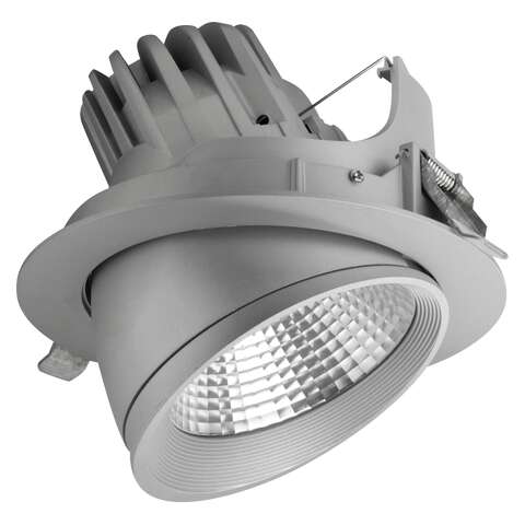 39W Carlo Downlight for Tecoh RDx (Silver) 3000K